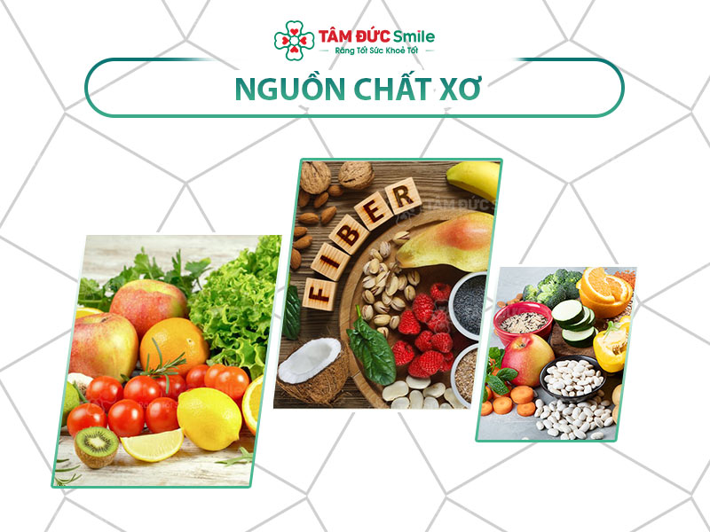 Thực phẩm giàu chất xơ: Rau củ, trái cây, ngũ cốc tốt cho hệ tiêu hoá và giảm cân