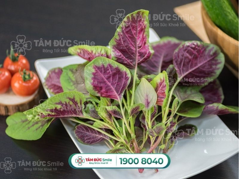 Dinh dưỡng trong rau dền đỏ